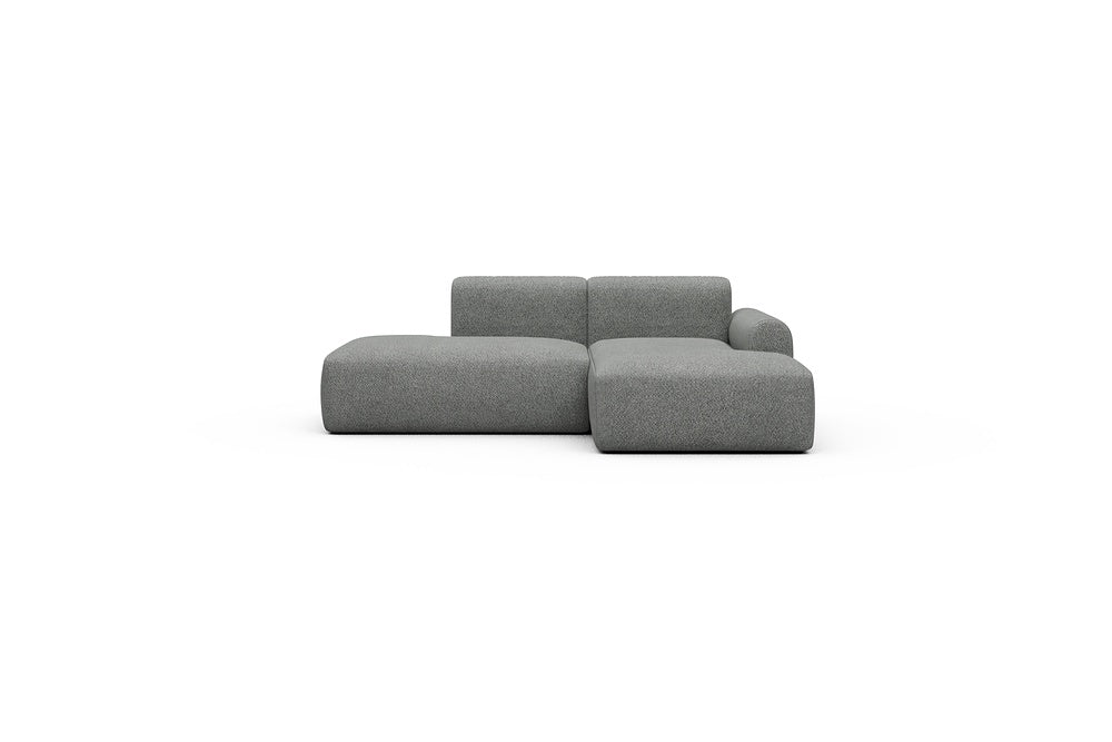 Rund Casual Modular Sofa - Configurations 1 - E2L - 224 x 152 cm - Open-end + Chaise - 868 Vanora Warm Grey
