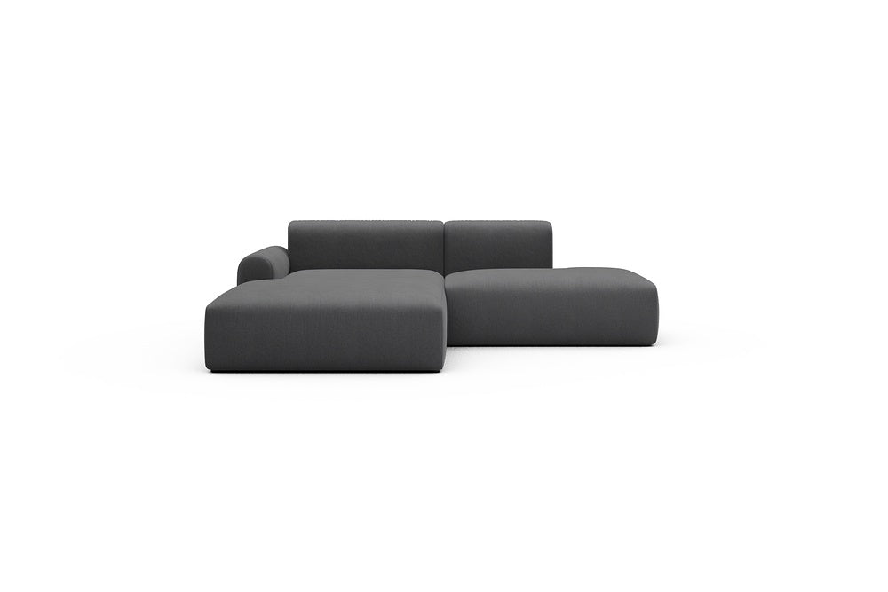 Rund Casual Modular Sofa - Configurations 1 - E3L - 247 x 188 cm - Chaise + Open-End - 441 Satya Warm Zinc