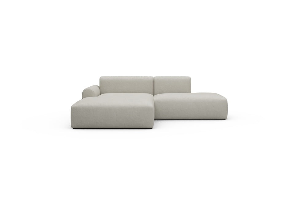 Rund Casual Modular Sofa - Configurations 1 - E3L - 247 x 188 cm - Chaise + Open-End - 487 Denari Clean Beige