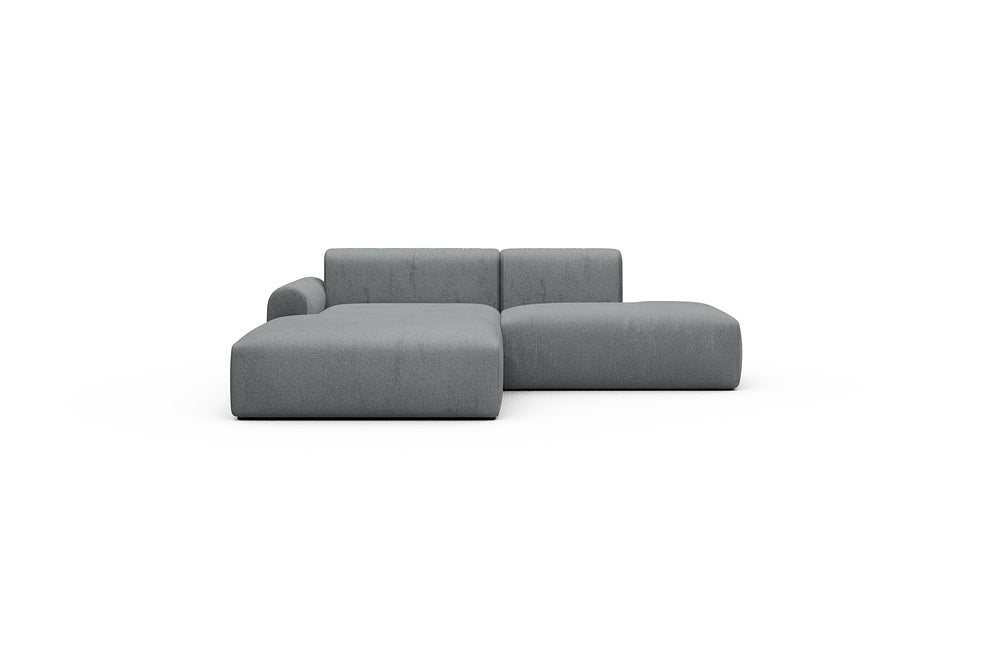 Rund Casual Modular Sofa - Configurations 1 - E3L - 247 x 188 cm - Chaise + Open-End - 495 Casone Gravel Grey