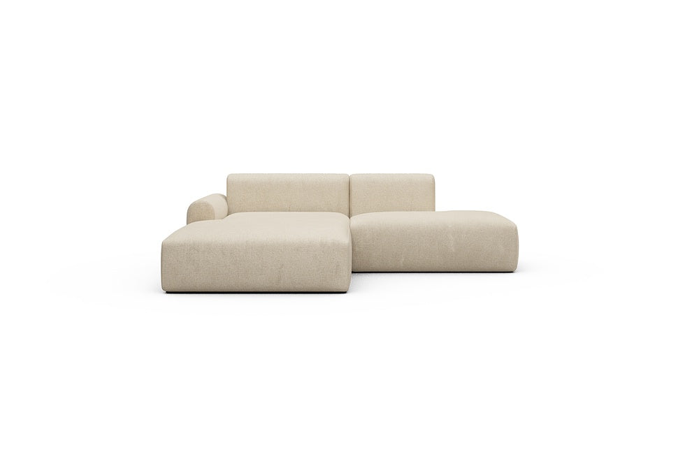 Rund Casual Modular Sofa - Configurations 1 - E3L - 247 x 188 cm - Chaise + Open-End - 496 Casone Natural Beigie