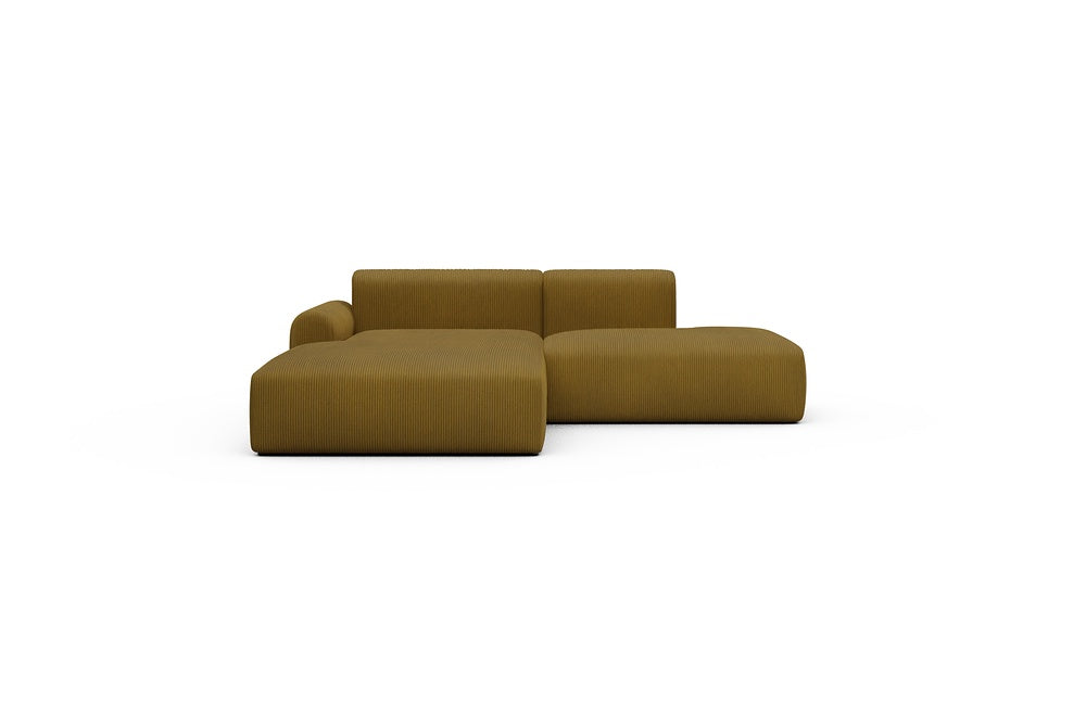 Rund Casual Modular Sofa - Configurations 1 - E3L - 247 x 188 cm - Chaise + Open-End - 601 Corduroy Ochre