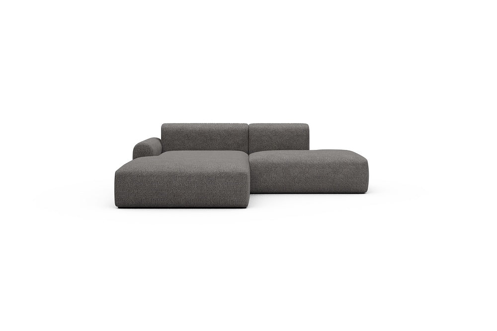 Rund Casual Modular Sofa - Configurations 1 - E3L - 247 x 188 cm - Chaise + Open-End - 772 Carreno Salt & Pepper