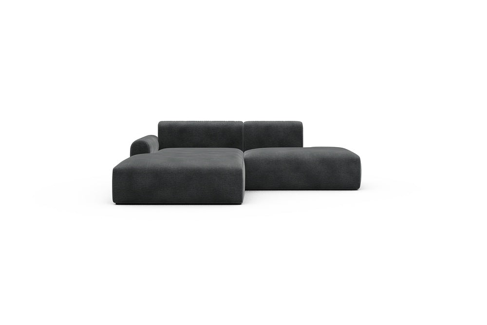 Rund Casual Modular Sofa - Configurations 1 - E3L - 247 x 188 cm - Chaise + Open-End - 811 Smooth Deep Warm Grey