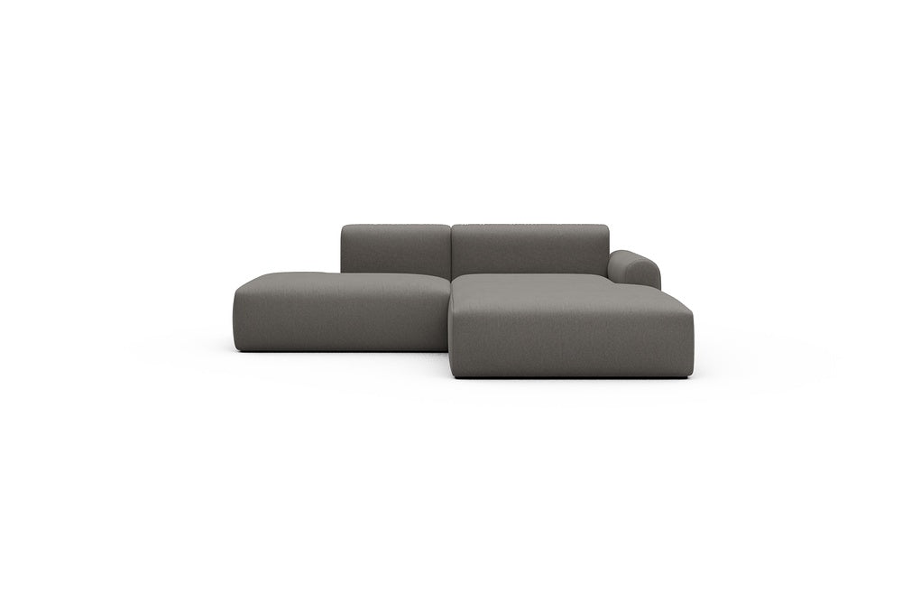 Rund Casual Modular Sofa - Configurations 1 - E4L - 247 x 188 cm - Open-end + Chaise - 446 Satya Taupe Brown