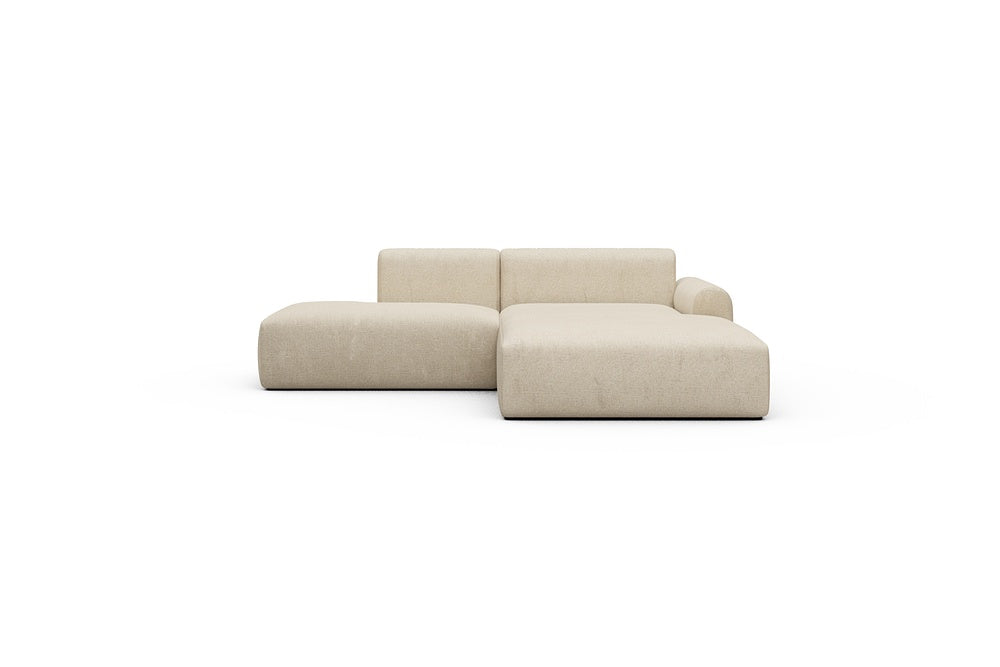 Rund Casual Modular Sofa - Configurations 1 - E4L - 247 x 188 cm - Open-end + Chaise - 496 Casone Natural Beigie
