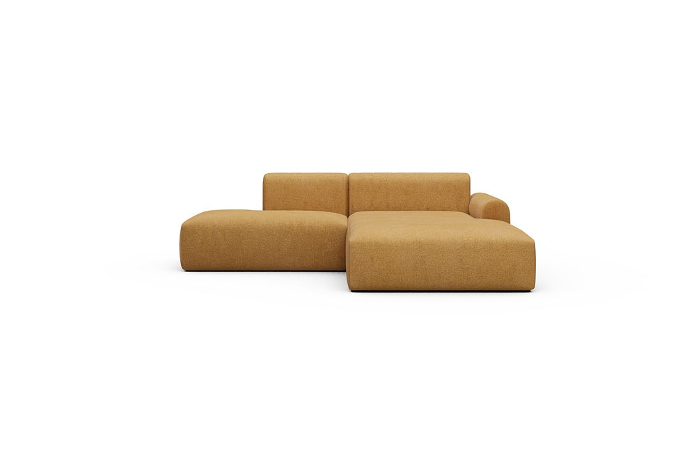 Rund Casual Modular Sofa - Configurations 1 - E4L - 247 x 188 cm - Open-end + Chaise - 497 Casone Warm Yellow