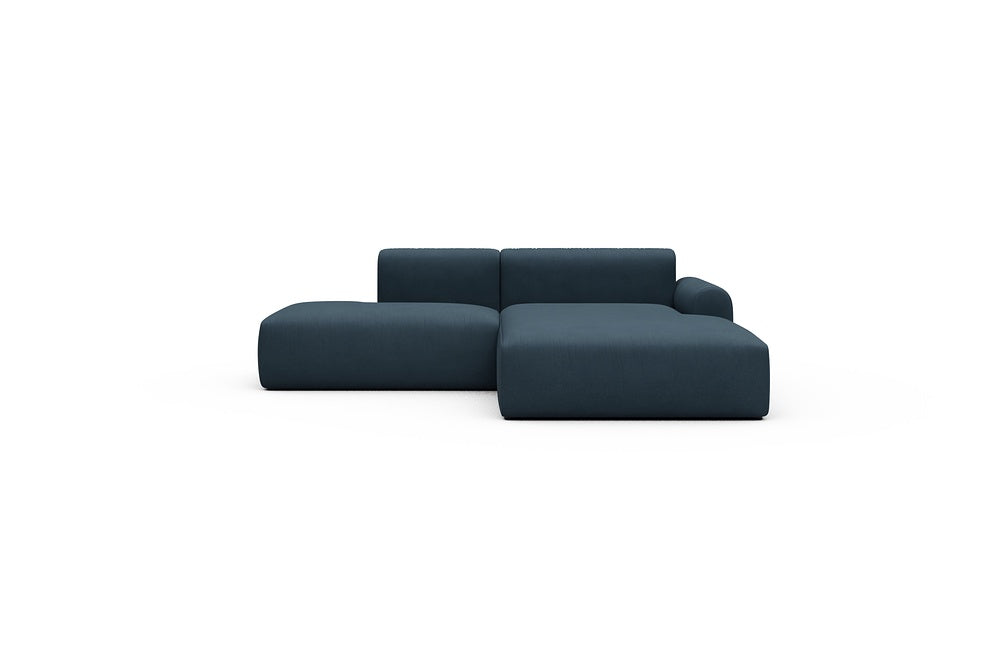 Rund Casual Modular Sofa - Configurations 1 - E4L - 247 x 188 cm - Open-end + Chaise - 580 Argus Navy Blue