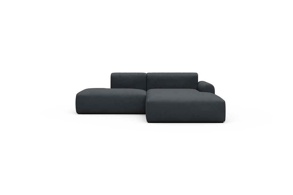 Rund Casual Modular Sofa - Configurations 1 - E4L - 247 x 188 cm - Open-end + Chaise - 766 Cura Anthracite