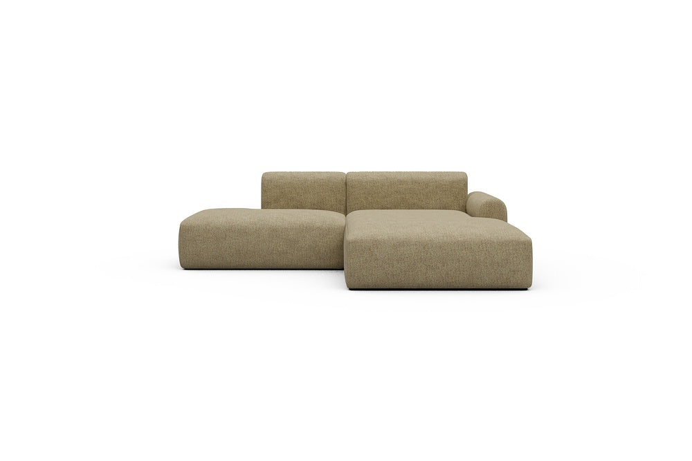 Rund Casual Modular Sofa - Configurations 1 - E4L - 247 x 188 cm - Open-end + Chaise - 774 Carreno Sicilian Yellow