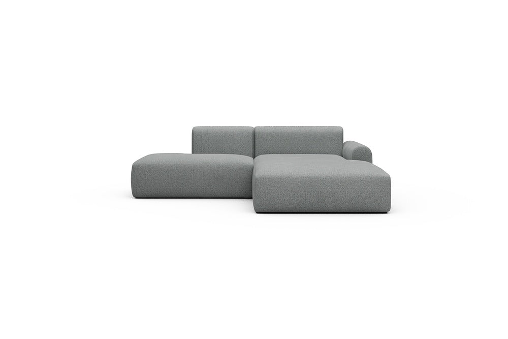 Rund Casual Modular Sofa - Configurations 1 - E4L - 247 x 188 cm - Open-end + Chaise - 819 Aivi Gravel Grey
