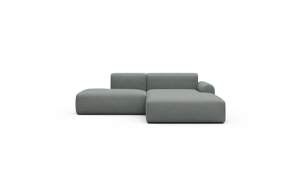 Rund Casual Modular Sofa - Configurations 1 - E4L - 247 x 188 cm - Open-end + Chaise - 853 Mahoga Dove Grey