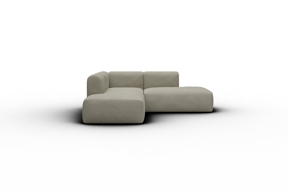 Rund Casual Modular Sofa - Configurations 1 - F1H - 224 x 224 cm - Open-end + 1 Seater + Open-end - 765 Cura Oat