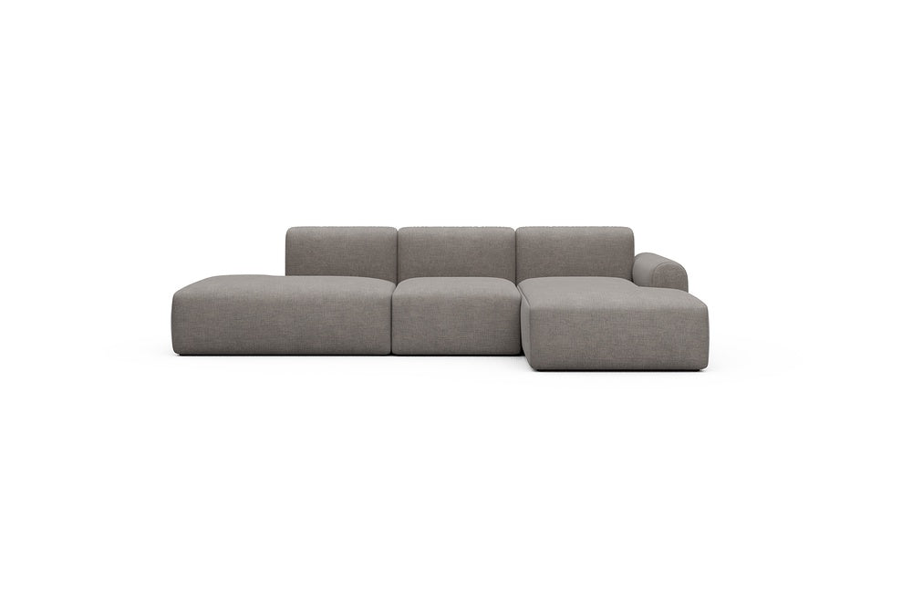 Rund Casual Modular Sofa - Configurations 2 - K2L - 296 x 152 cm - Open-end + 1 Seater + Open-end - 418 Esina Truffle