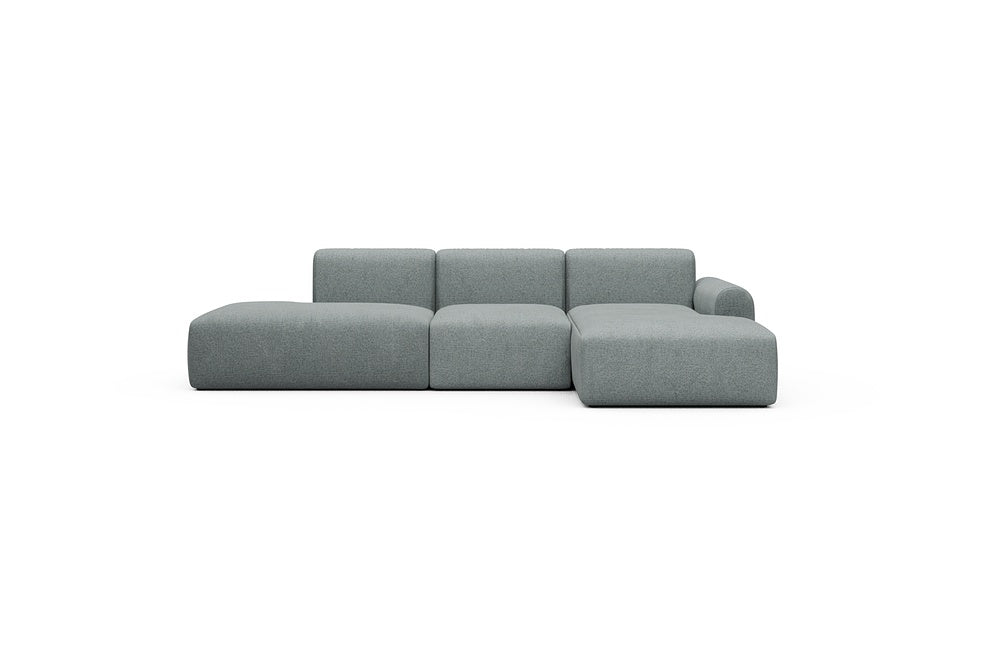 Rund Casual Modular Sofa - Configurations 2 - K2L - 296 x 152 cm - Open-end + 1 Seater + Open-end - 499 Casone Light mixed Green