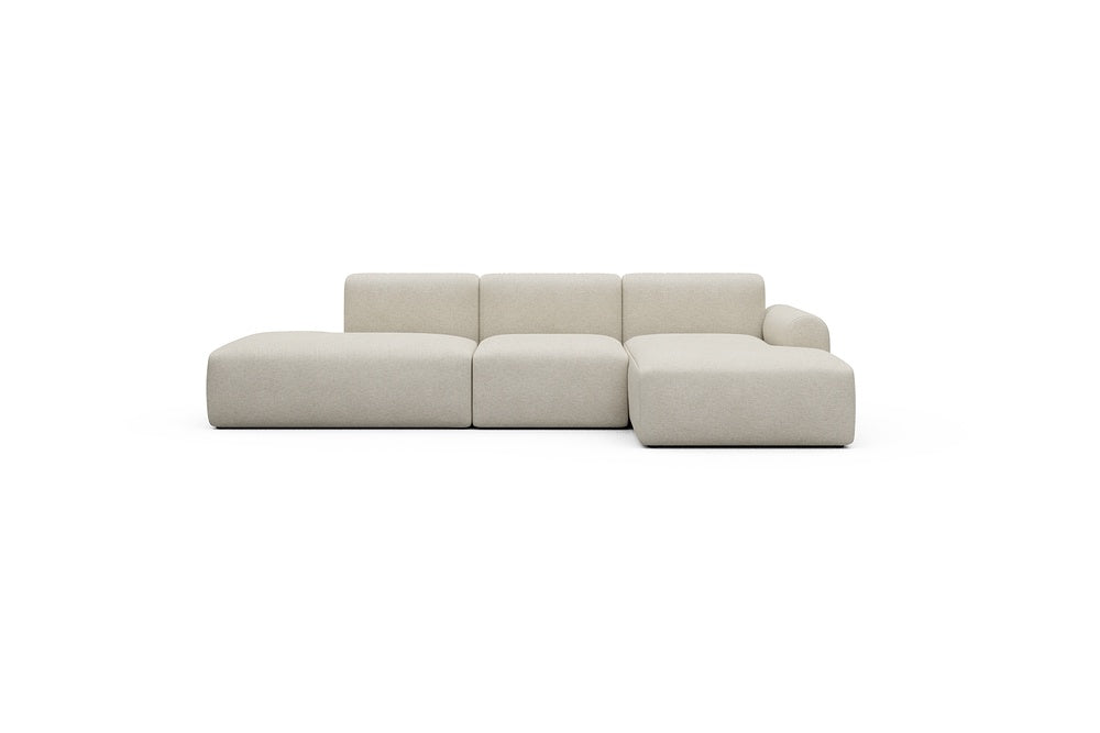 Rund Casual Modular Sofa - Configurations 2 - K2L - 296 x 152 cm - Open-end + 1 Seater + Open-end - 584 Argus Natural