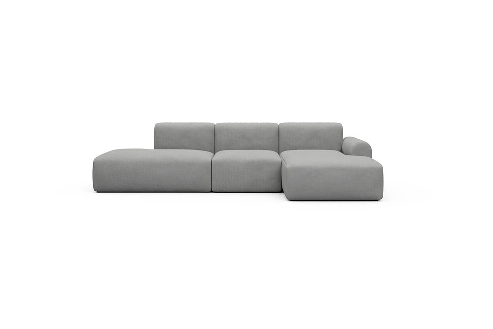 Rund Casual Modular Sofa - Configurations 2 - K2L - 296 x 152 cm - Open-end + 1 Seater + Open-end - 764 Cura Sand Grey
