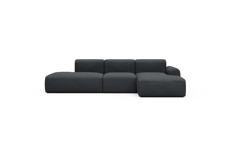Rund Casual Modular Sofa - Configurations 2 - K2L - 296 x 152 cm - Open-end + 1 Seater + Open-end - 766 Cura Anthracite