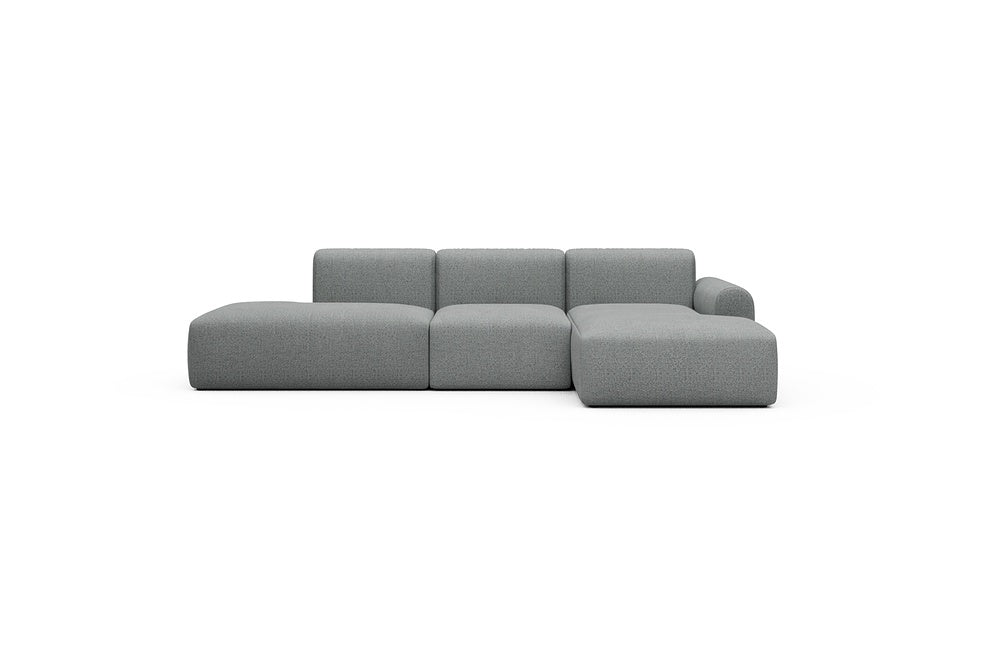 Rund Casual Modular Sofa - Configurations 2 - K2L - 296 x 152 cm - Open-end + 1 Seater + Open-end - 819 Aivi Gravel Grey