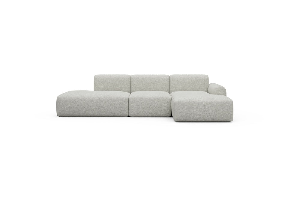 Rund Casual Modular Sofa - Configurations 2 - K2L - 296 x 152 cm - Open-end + 1 Seater + Open-end - 867 Vanora Warm Sand