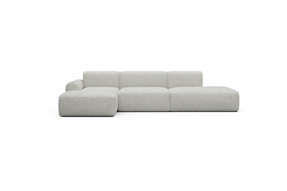 Rund Casual Modular Sofa - Configurations 2 - K3L - 319 x 152 cm - Chaise + 1,5 Seater + Open-end - 867 Vanora Warm Sand