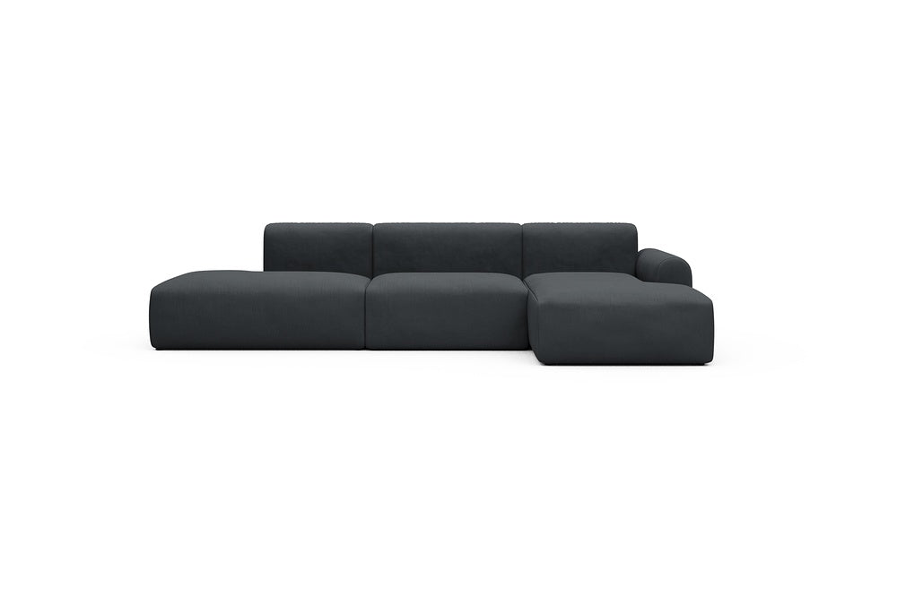 Rund Casual Modular Sofa - Configurations 2 - K4L - 319 x 152 cm - Open-end + 1,5 Seater + Chaise - 766 Cura Anthracite