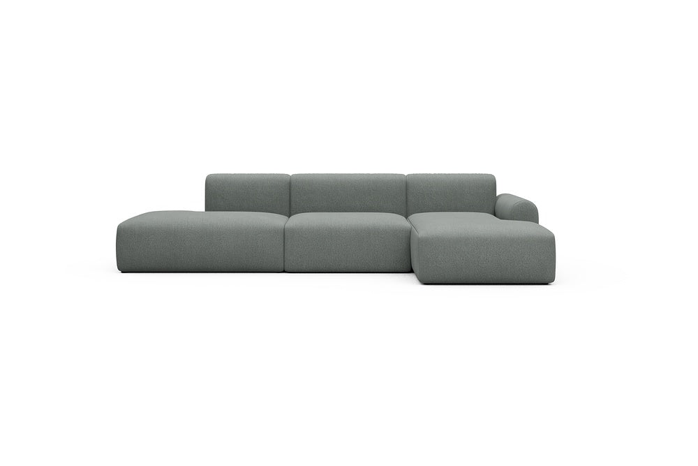 Rund Casual Modular Sofa - Configurations 2 - K4L - 319 x 152 cm - Open-end + 1,5 Seater + Chaise - 853 Mahoga Dove Grey