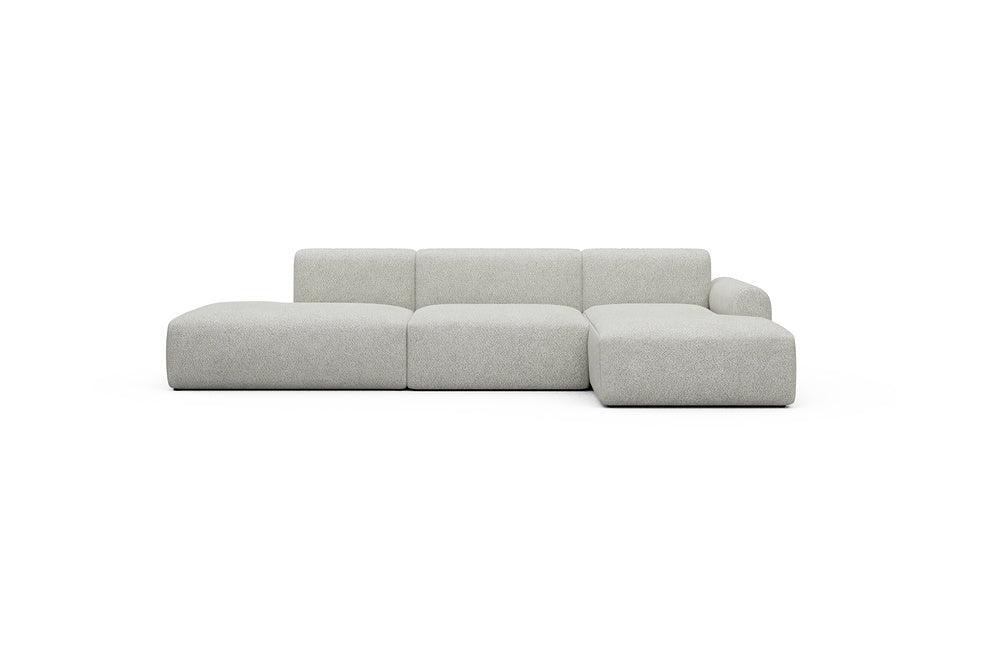 Rund Casual Modular Sofa - Configurations 2 - K4L - 319 x 152 cm - Open-end + 1,5 Seater + Chaise - 867 Vanora Warm Sand