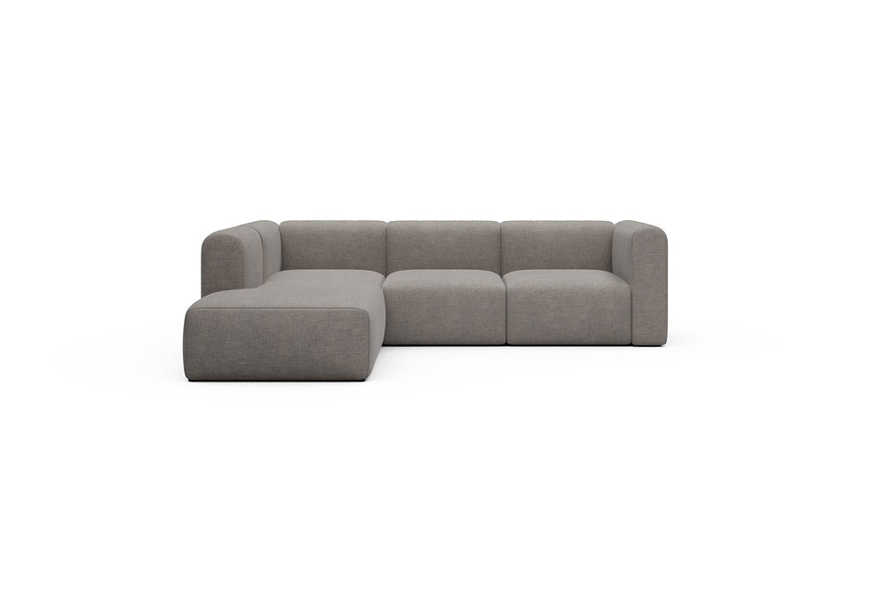 Rund Casual Modular Sofa - Configurations 2 - M1H - 266 x 224 cm - Open-end + 2,5 Seater - 418 Esina Truffle