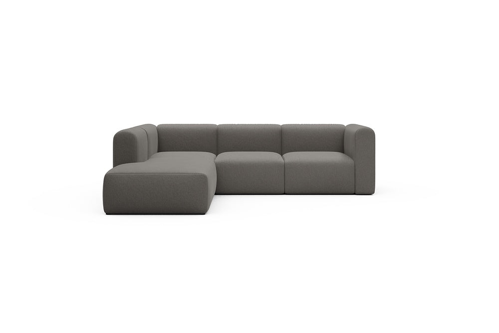 Rund Casual Modular Sofa - Configurations 2 - M1H - 266 x 224 cm - Open-end + 2,5 Seater - 446 Satya Taupe Brown