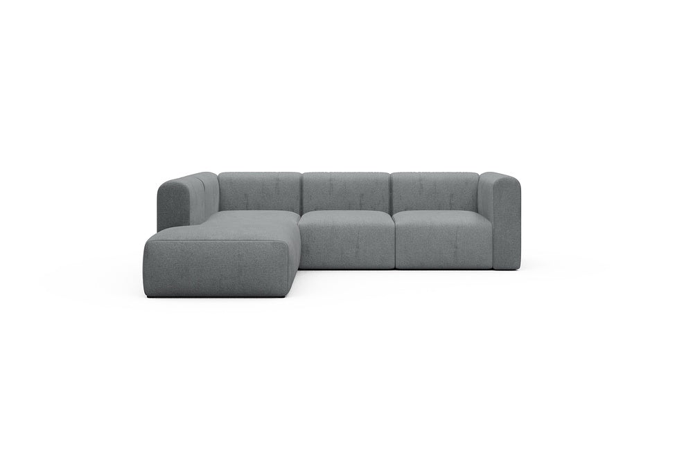 Rund Casual Modular Sofa - Configurations 2 - M1H - 266 x 224 cm - Open-end + 2,5 Seater - 495 Casone Gravel Grey