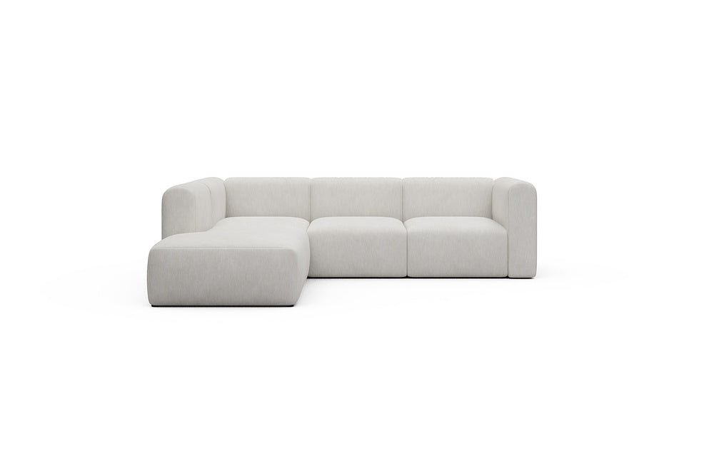 Rund Casual Modular Sofa - Configurations 2 - M1H - 266 x 224 cm - Open-end + 2,5 Seater - 574 Vivus Dusty Off White
