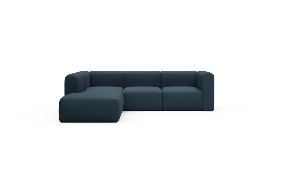 Rund Casual Modular Sofa - Configurations 2 - M1H - 266 x 224 cm - Open-end + 2,5 Seater - 580 Argus Navy Blue