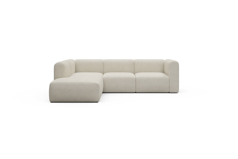 Rund Casual Modular Sofa - Configurations 2 - M1H - 266 x 224 cm - Open-end + 2,5 Seater - 584 Argus Natural