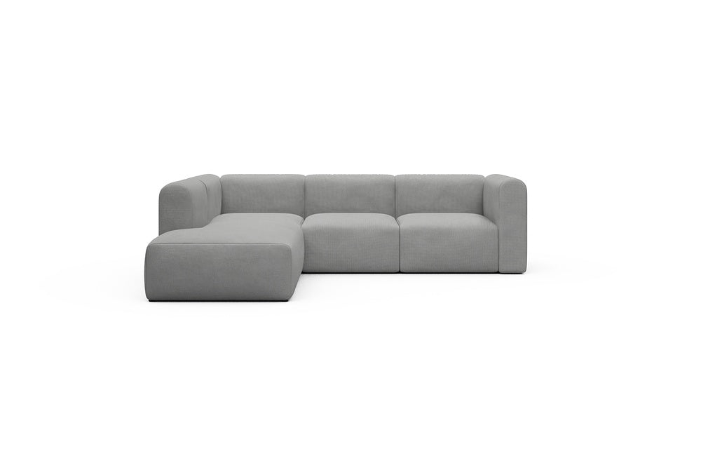 Rund Casual Modular Sofa - Configurations 2 - M1H - 266 x 224 cm - Open-end + 2,5 Seater - 764 Cura Sand Grey