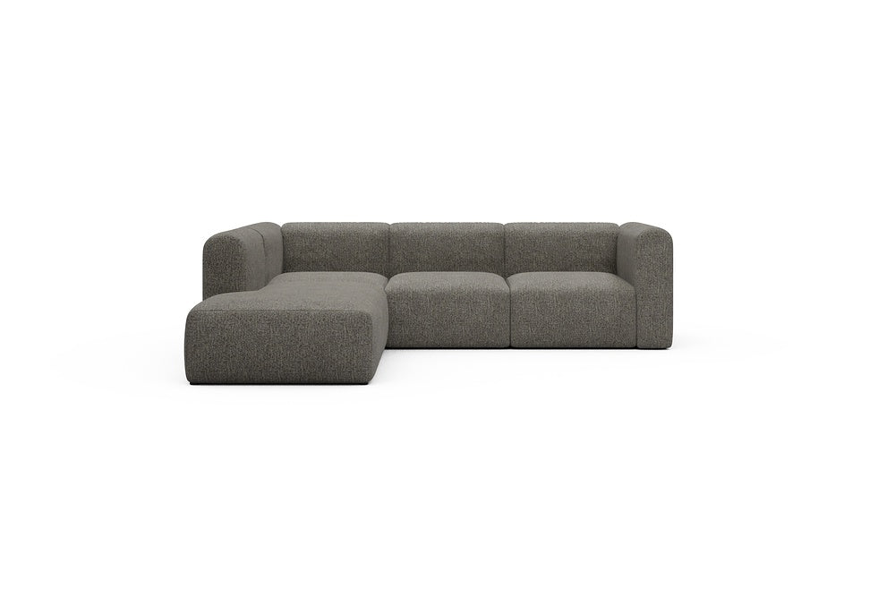Rund Casual Modular Sofa - Configurations 2 - M1H - 266 x 224 cm - Open-end + 2,5 Seater - 771 Carreno Sepia Brown