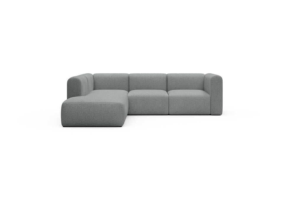 Rund Casual Modular Sofa - Configurations 2 - M1H - 266 x 224 cm - Open-end + 2,5 Seater - 819 Aivi Gravel Grey