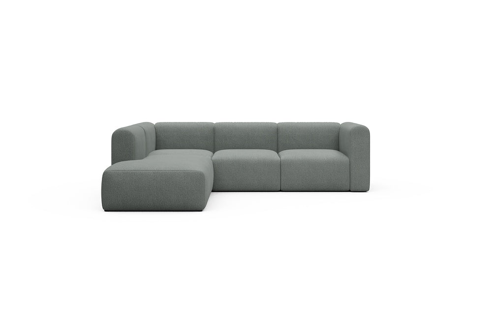 Rund Casual Modular Sofa - Configurations 2 - M1H - 266 x 224 cm - Open-end + 2,5 Seater - 853 Mahoga Dove Grey