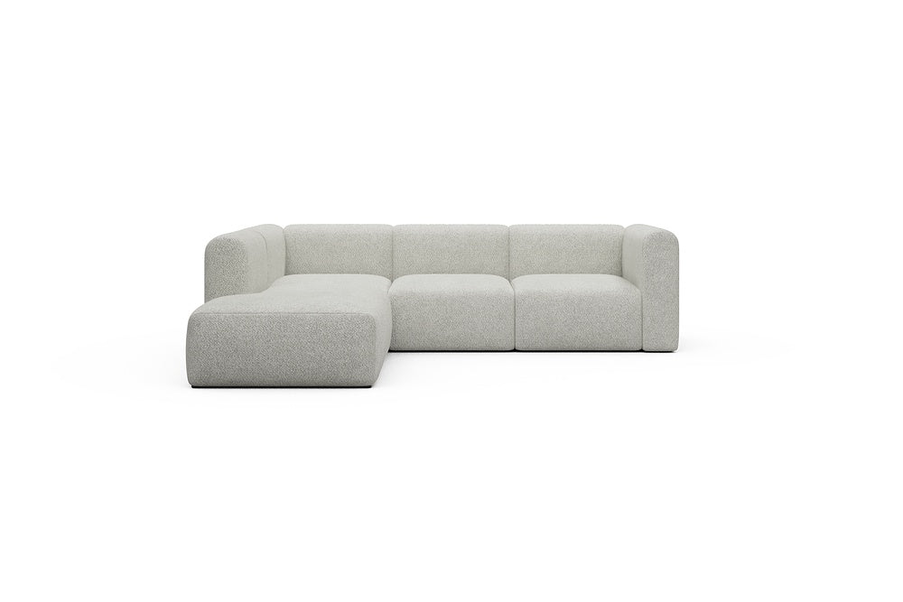Rund Casual Modular Sofa - Configurations 2 - M1H - 266 x 224 cm - Open-end + 2,5 Seater - 867 Vanora Warm Sand