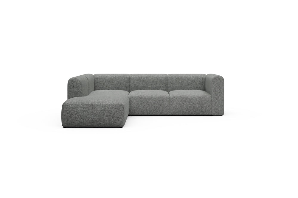 Rund Casual Modular Sofa - Configurations 2 - M1H - 266 x 224 cm - Open-end + 2,5 Seater - 868 Vanora Warm Grey