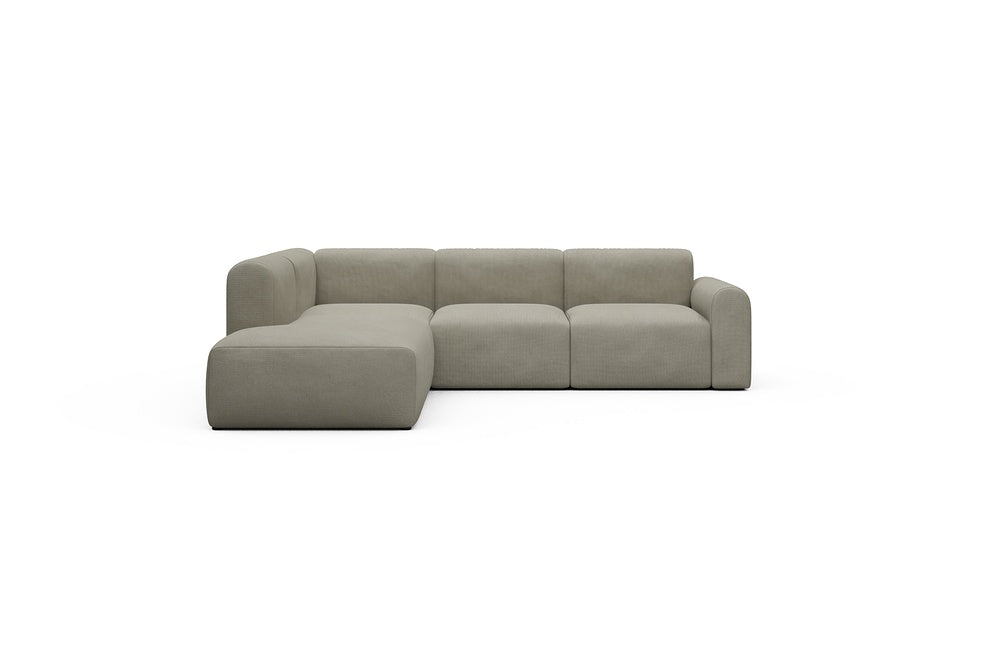 Rund Casual Modular Sofa - Configurations 2 - M1L - 266 x 224 cm - Open-end + 2,5 Seater - 765 Cura Oat