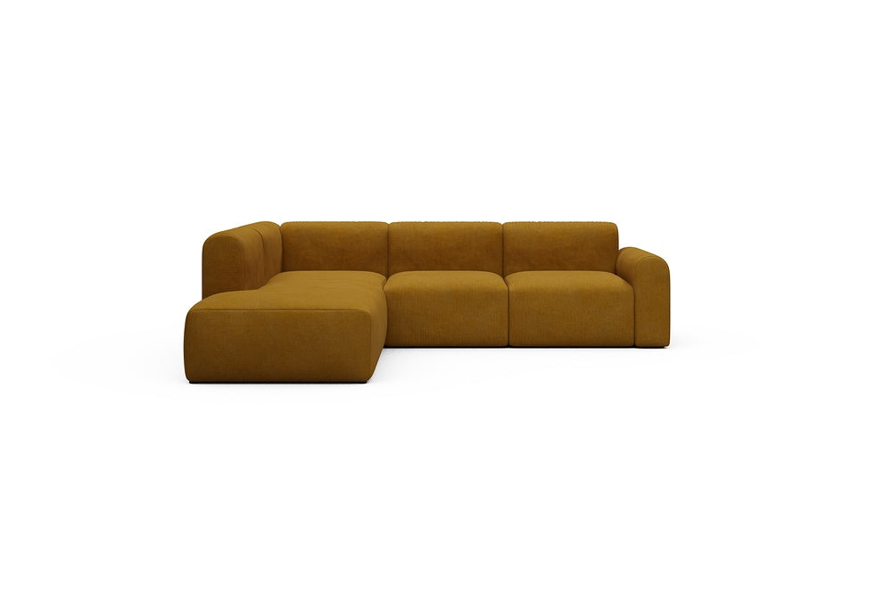 Rund Casual Modular Sofa - Configurations 2 - M1L - 266 x 224 cm - Open-end + 2,5 Seater - 767 Cura Apricot