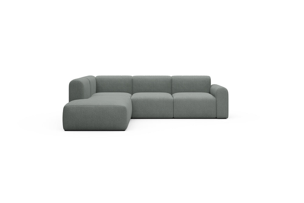 Rund Casual Modular Sofa - Configurations 2 - M1L - 266 x 224 cm - Open-end + 2,5 Seater - 853 Mahoga Dove Grey