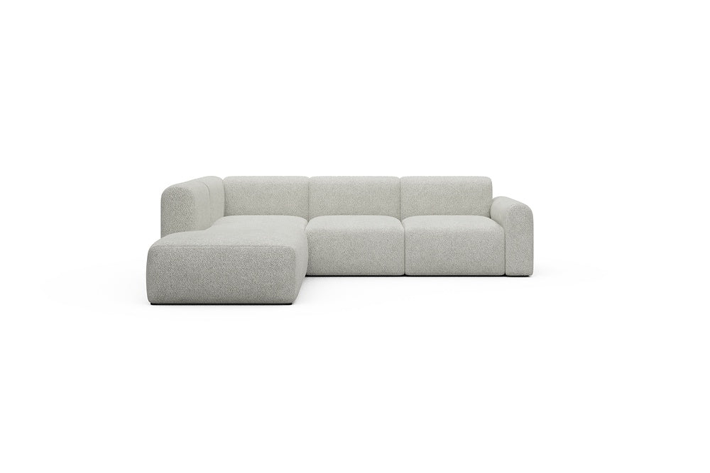 Rund Casual Modular Sofa - Configurations 2 - M1L - 266 x 224 cm - Open-end + 2,5 Seater - 867 Vanora Warm Sand