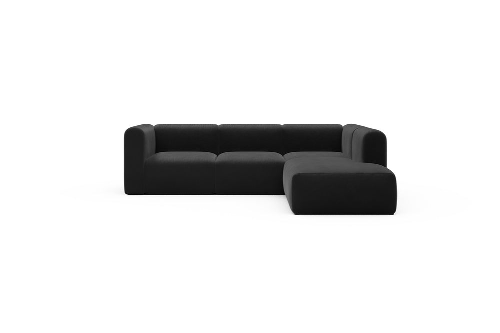 Rund Casual Modular Sofa - Configurations 2 - M2H - 266 x 224 cm - 3 Seater + Open-end - 445 Satya Natural Biege