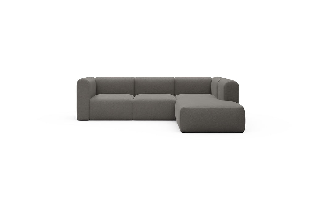 Rund Casual Modular Sofa - Configurations 2 - M2H - 266 x 224 cm - 3 Seater + Open-end - 446 Satya Taupe Brown