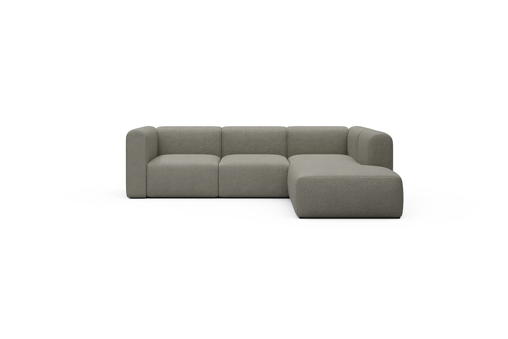 Rund Casual Modular Sofa - Configurations 2 - M2H - 266 x 224 cm - 3 Seater + Open-end - 486 Denari Warm Grey