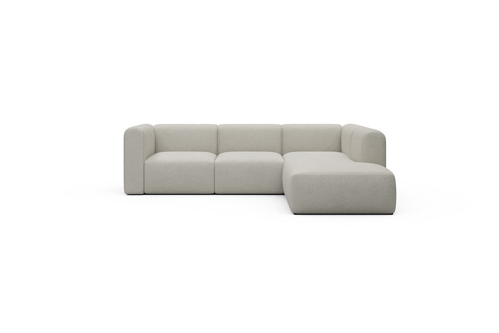 Rund Casual Modular Sofa - Configurations 2 - M2H - 266 x 224 cm - 3 Seater + Open-end - 487 Denari Clean Beige