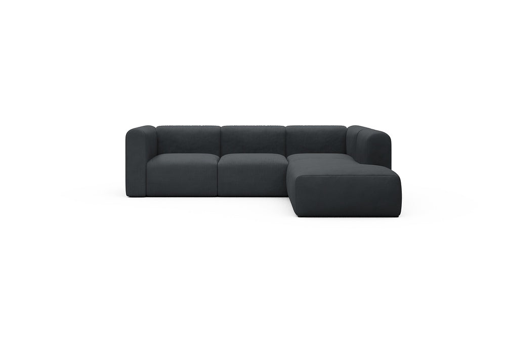 Rund Casual Modular Sofa - Configurations 2 - M2H - 266 x 224 cm - 3 Seater + Open-end - 766 Cura Anthracite