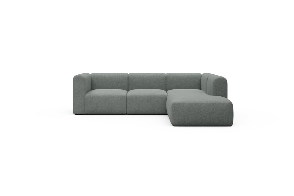 Rund Casual Modular Sofa - Configurations 2 - M2H - 266 x 224 cm - 3 Seater + Open-end - 853 Mahoga Dove Grey